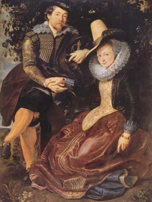 Peter Paul Rubens Ruben with his first wife Isabeela Brant in the Honeysuckle Bower (mk08) China oil painting art